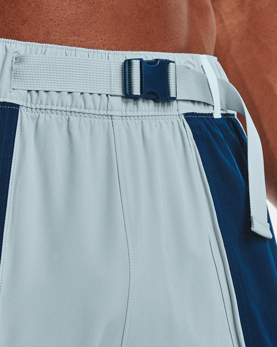 Men's UA RUSH™ Woven Tearaway Pants, Blue, pdpMainDesktop image number 6